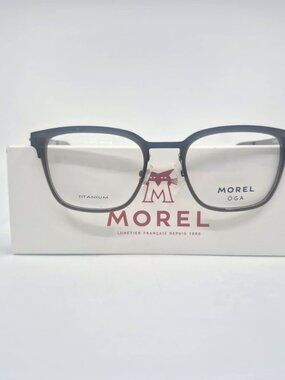 MOREL Oga 10199O NV05 53mm Dark Green and Black New Eyeglasses Made in France